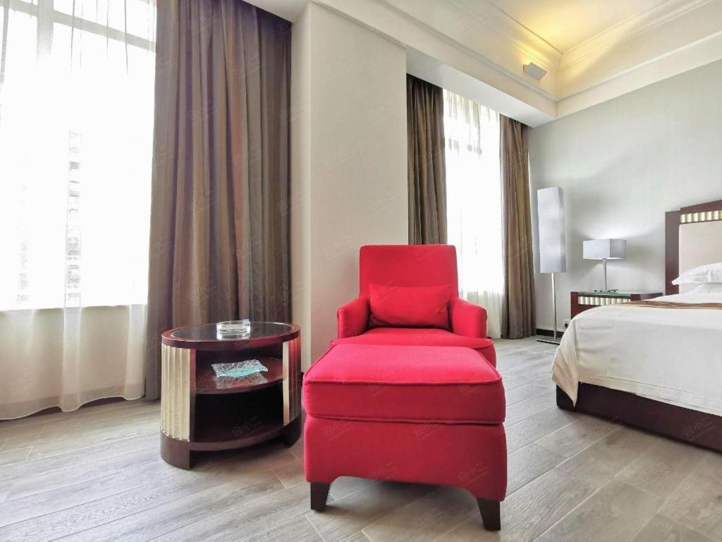 פושאן Hua Xia Pearl Hotel מראה חיצוני תמונה