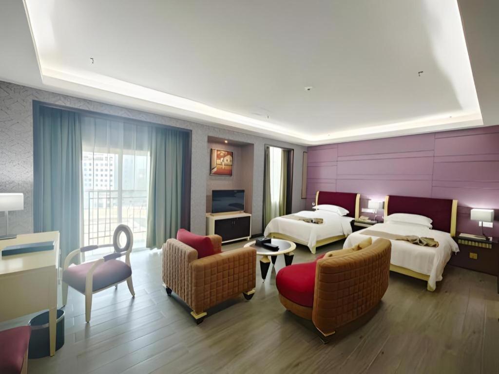 פושאן Hua Xia Pearl Hotel מראה חיצוני תמונה